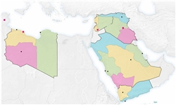 نقشه جدید خاورمیانه درباره تقسیم ۵ کشور خاورمیانه به ۱۴ کشور+نقشه