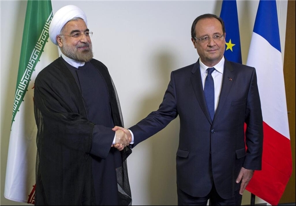 روسای‌جمهور ایران و فرانسه دیدار کردند + عکس