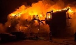 آتش‌سوزی گسترده در کارخانه کرمان موتور