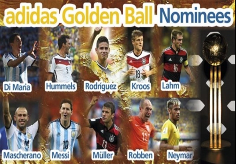 نامزدهای توپ طلا، دستکش طلا و بهترین بازیکن جوان جام جهانی معرفی شدند