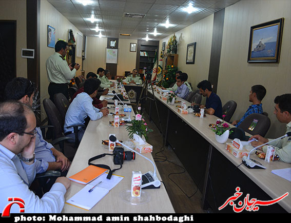 فرمانده انتظامی سیرجان از خبرنگاران فعال شهرستان تقدیر کرد