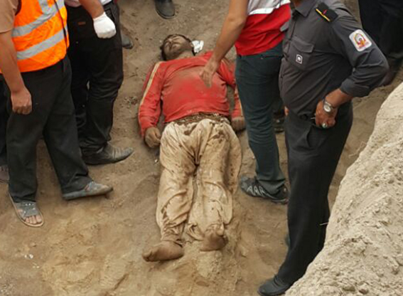 ریزش چاه کارگر افغانی را به کام مرگ کشاند