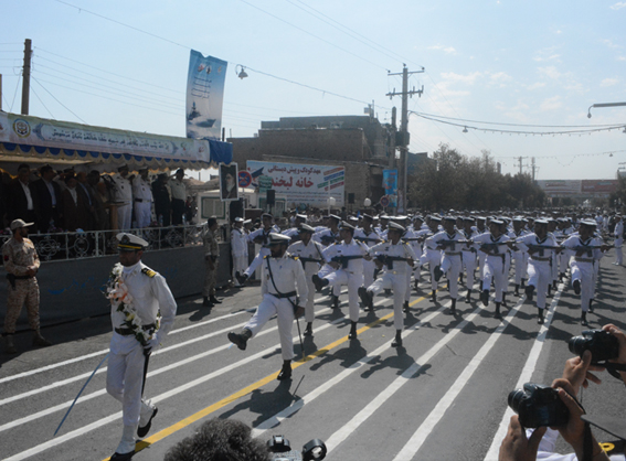 مراسم رژه باشکوه نیروهای مسلح در سیرجان از دریچه دوربین