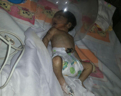 نوزاد رها شده در سیرجان آسمانی شد/ تصاویر