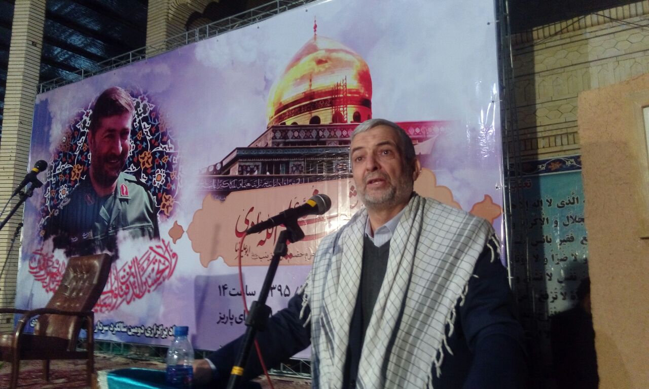 سوریه صحنه شکل گیری ارتش جهان اسلام است/ شهدای مدافع حرم شهید آزادسازی قدس و حمایت از مقاومت اسلامی هستند/ عامل اصلی نابسامانی منطقه حمایت های آمریکا از رژیم اشغالگر قدس و تروریست ها است