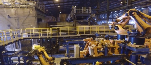 پروژه ساخت و تأمین ماشین رباتیک جداکننده کاتد مس در کارخانه مس سرچشمه
