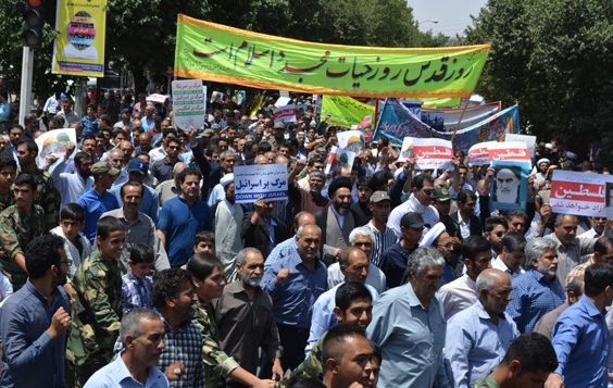 راهپیمایی روز قدس با حضور حماسی مردم سیرجان برگزار شد