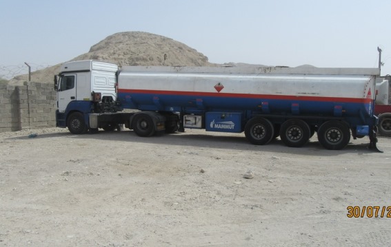  کشف ۳۰ هزار لیتر سوخت قاچاق از یک کامیون تانکر در سیرجان