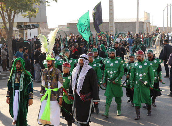 مراسم ورود نمادین کاروان امام حسین به کربلا در نجف شهر برگزار شد/ تصاویر
