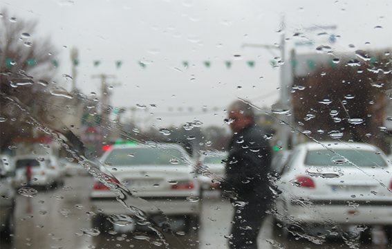بارش رحمت الهی در سیرجان+تصاویر