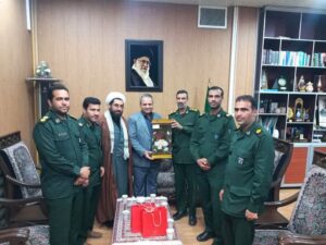 دیدار فرمانده ناحیه مقاومت بسیج با فرماندار سیرجان 