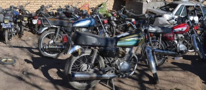 توقیف ۶۷۲ دستگاه موتور سیکلت متخلف و حادثه‌ساز در سیرجان