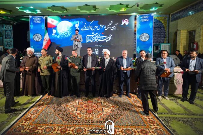 تجلیل از ۱۵۰۰ خادم سوگواره تجسمی کوچه‌های بنی‌هاشم سیرجان