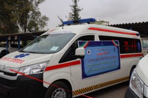 الحاق ۵ دستگاه آمبولانس به ناوگان اورژانس پیش‌بیمارستانی سیرجان
